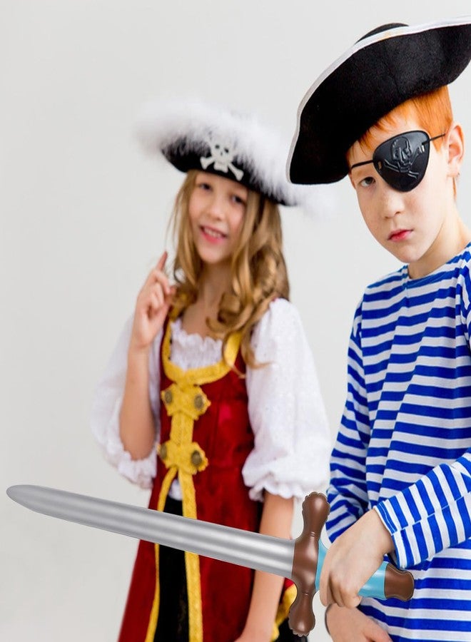 EVERMARKET 9 Pcs Inflatable Swords Inflatable Pirates Sword Pirate Party Favors for Birthday Swimming Pool Party Cosplay Halloween Costume Accessories Stage Props, 24 Inch - Image 5